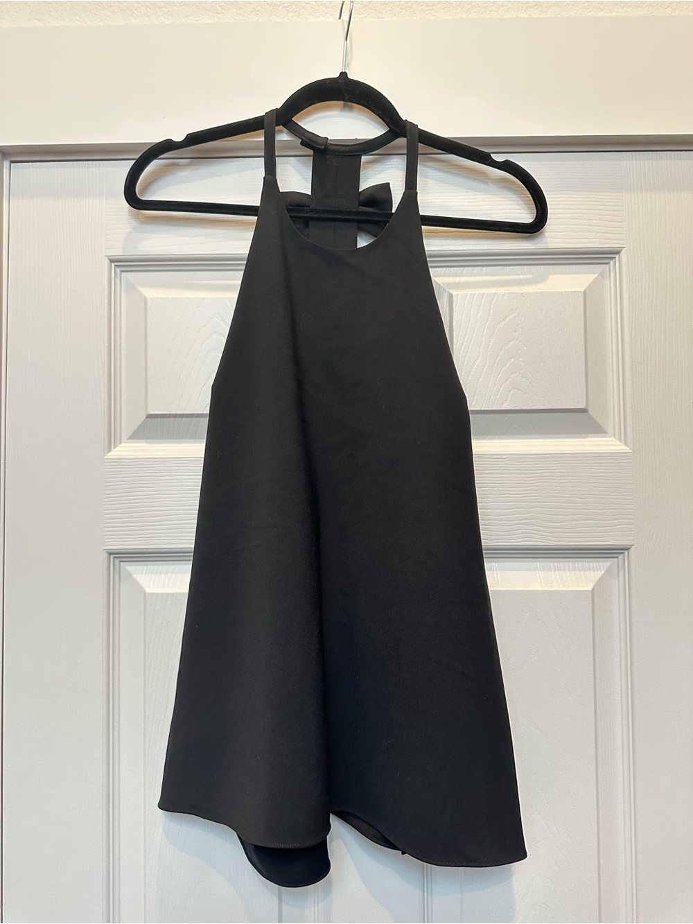 Julie Brown NYC Black Halter Neck Swing Top